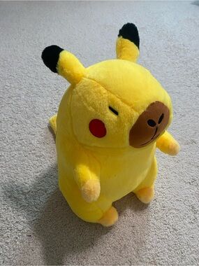 Pokemon Pikachu Capybara Plushie Stuffed Animal